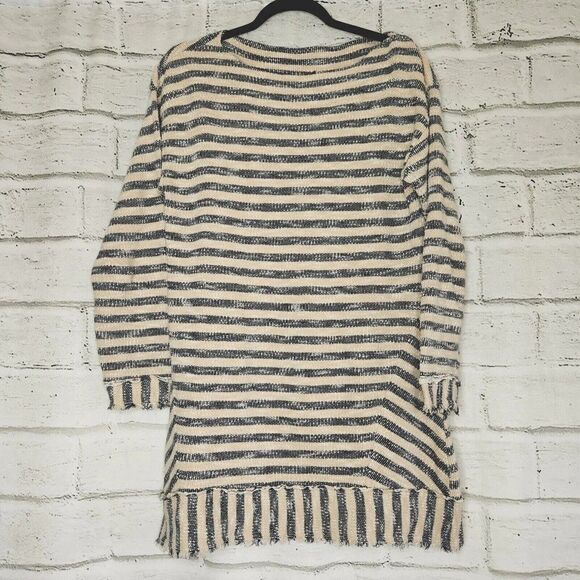 Soft Surroundings Women's Sweater Striped Marina Pullover Nautical Medium - Picture 1 of 11